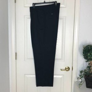 Savile Row Cotton Pant | Black | 36x30